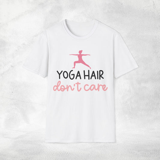 Womens Yoga shirt yoga hair dont care