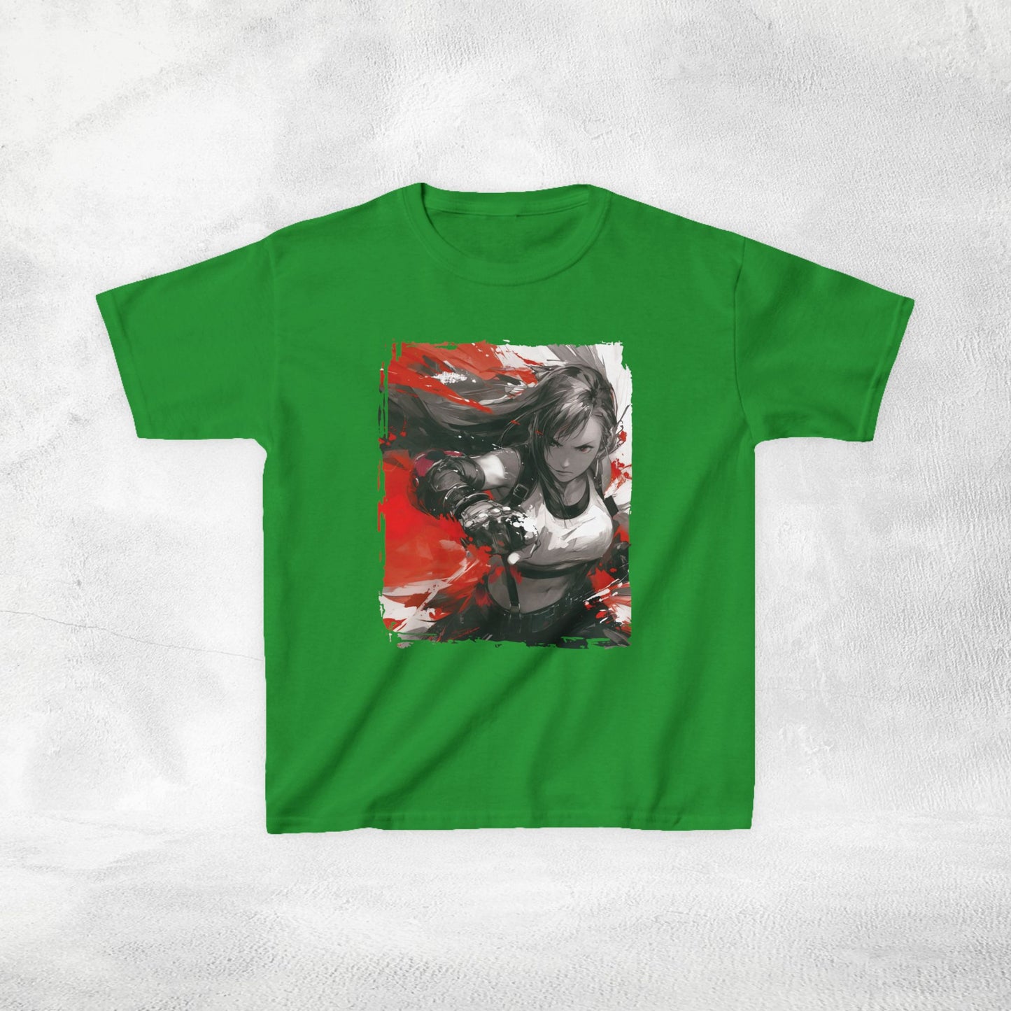 Kids gaming shirt Final Fantasy Tifa Lockhart