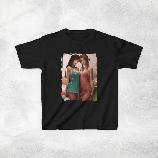 Kids gaming shirt Final Fantasy Tifa Lockhart and Aerith Gainsborough