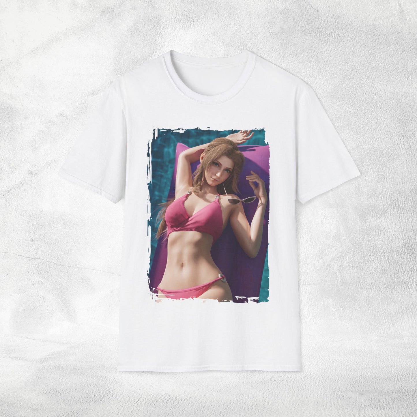 Unisex Gaming shirt Final Fantasy Aerith Gainsborough swimsuit
