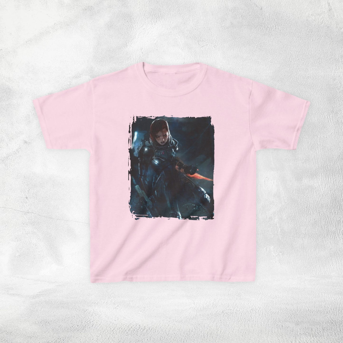 Kids gaming shirt Mass Effect Shepard