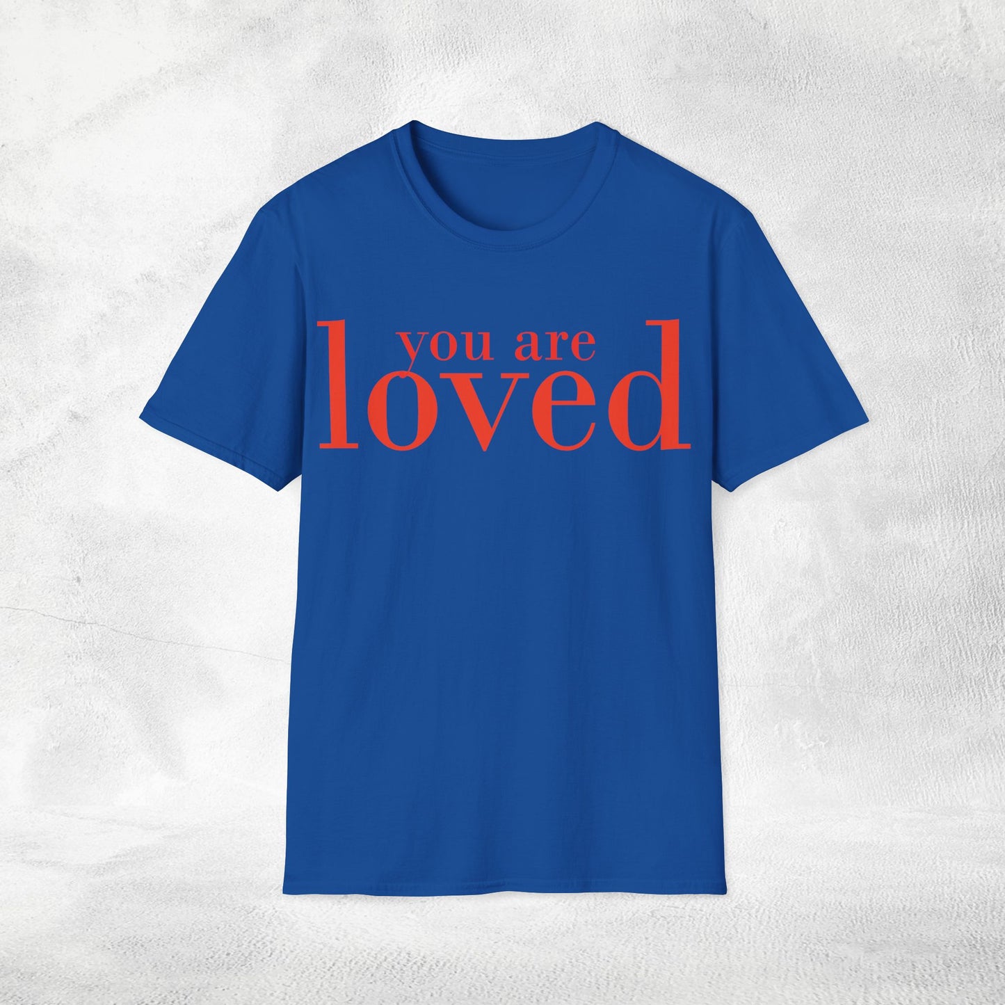 Women's Slogan T-shirt you are loved