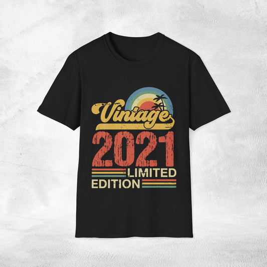 Unisex year of birth shirt 2021
