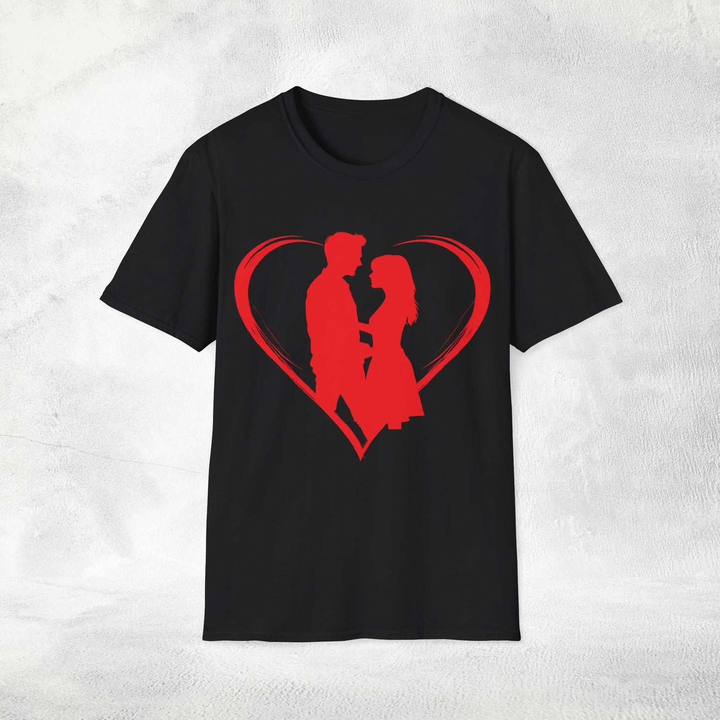 Unisex couples T-Shirt heart
