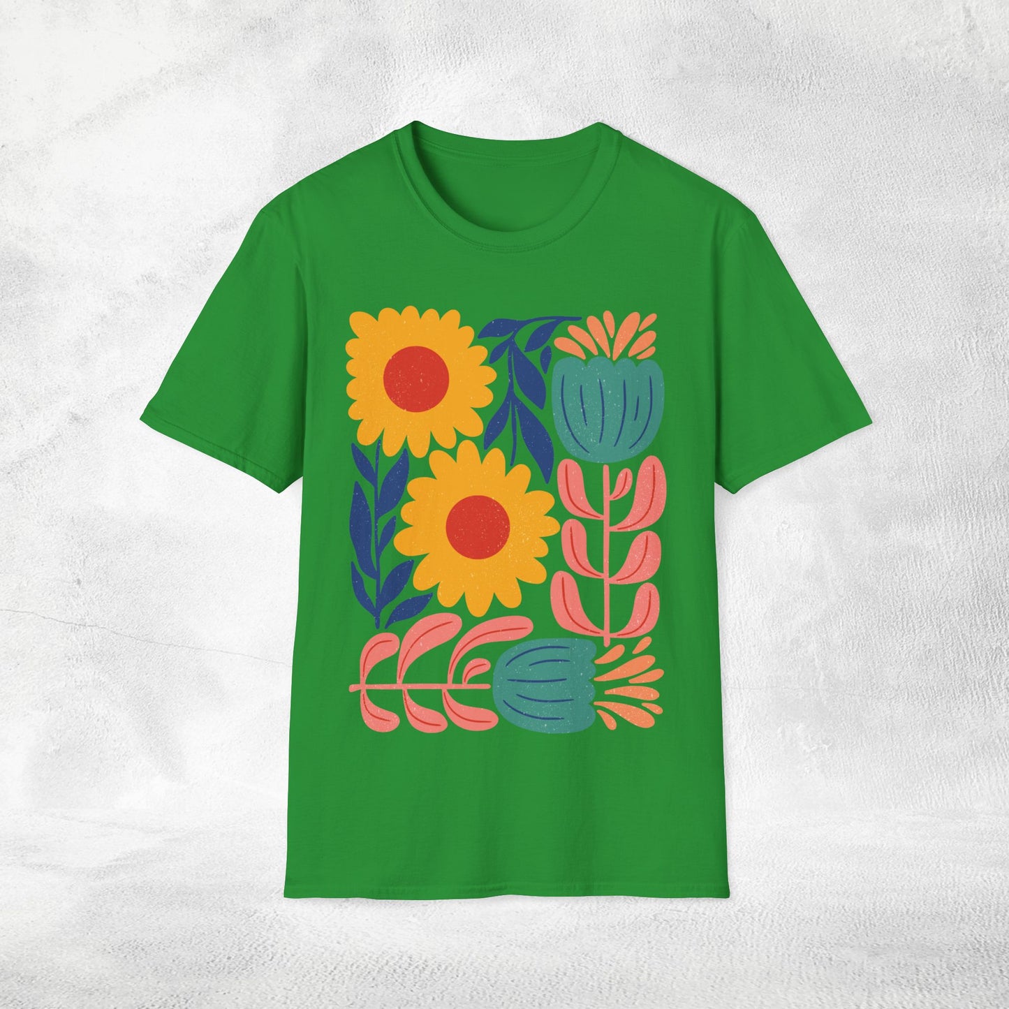 Womens shirt Dänische Blumen