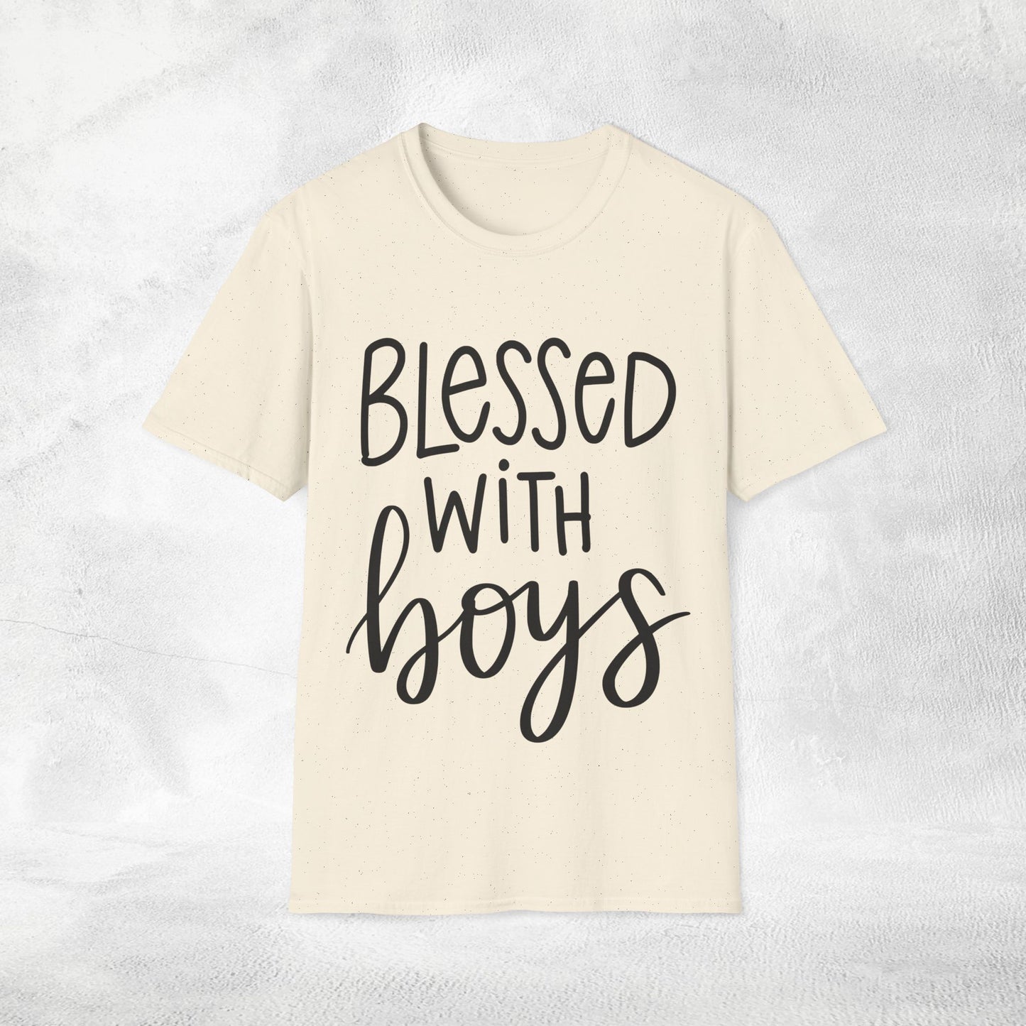 family shirt blessed with boys