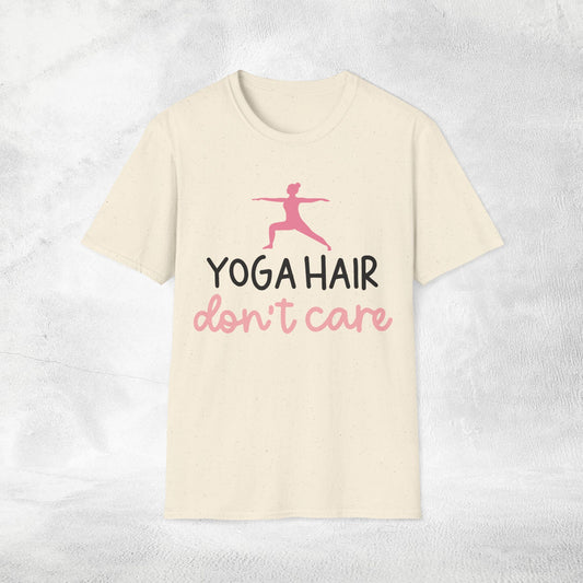 Womens Yoga shirt yoga hair dont care