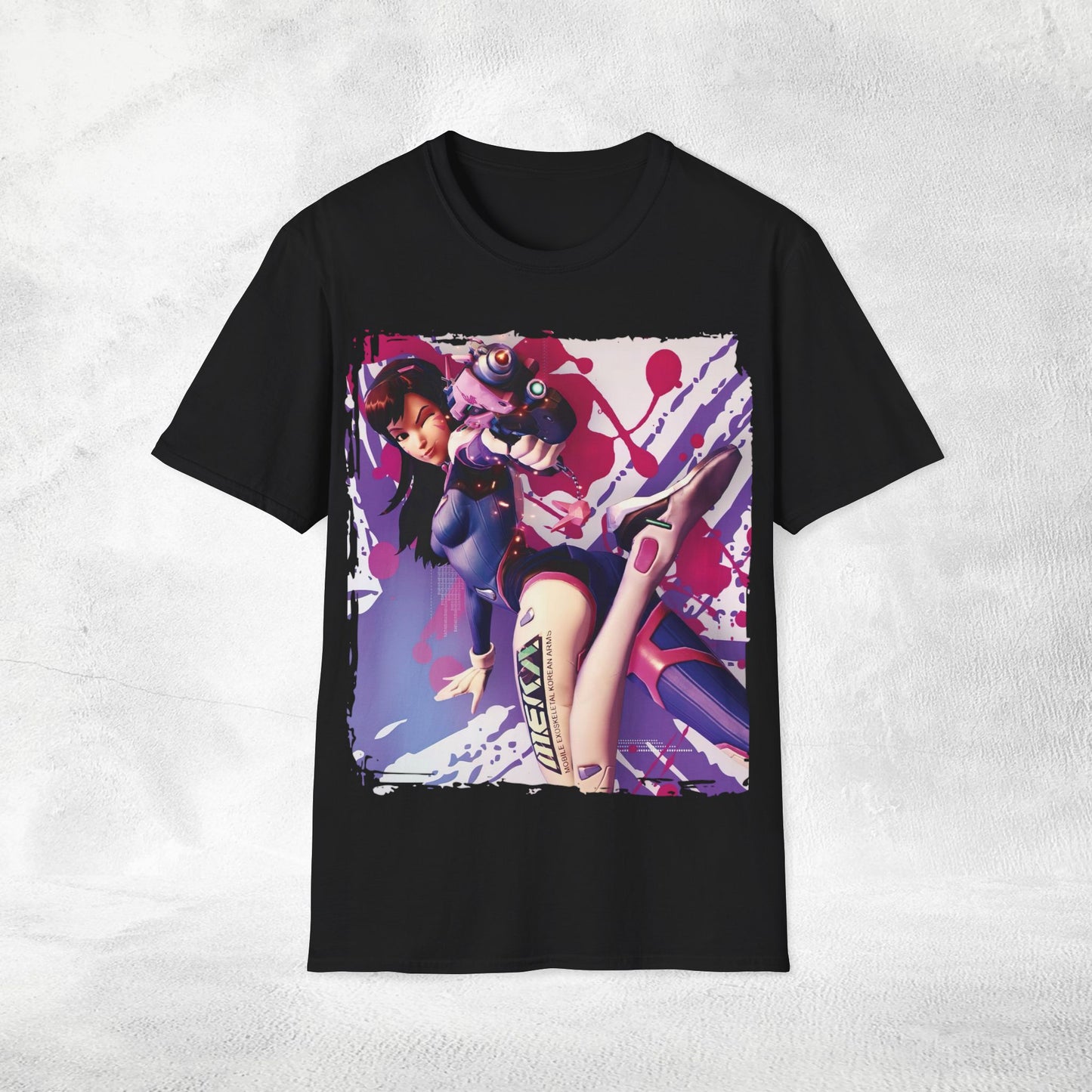 Unisex gaming shirt Overwatch Dva