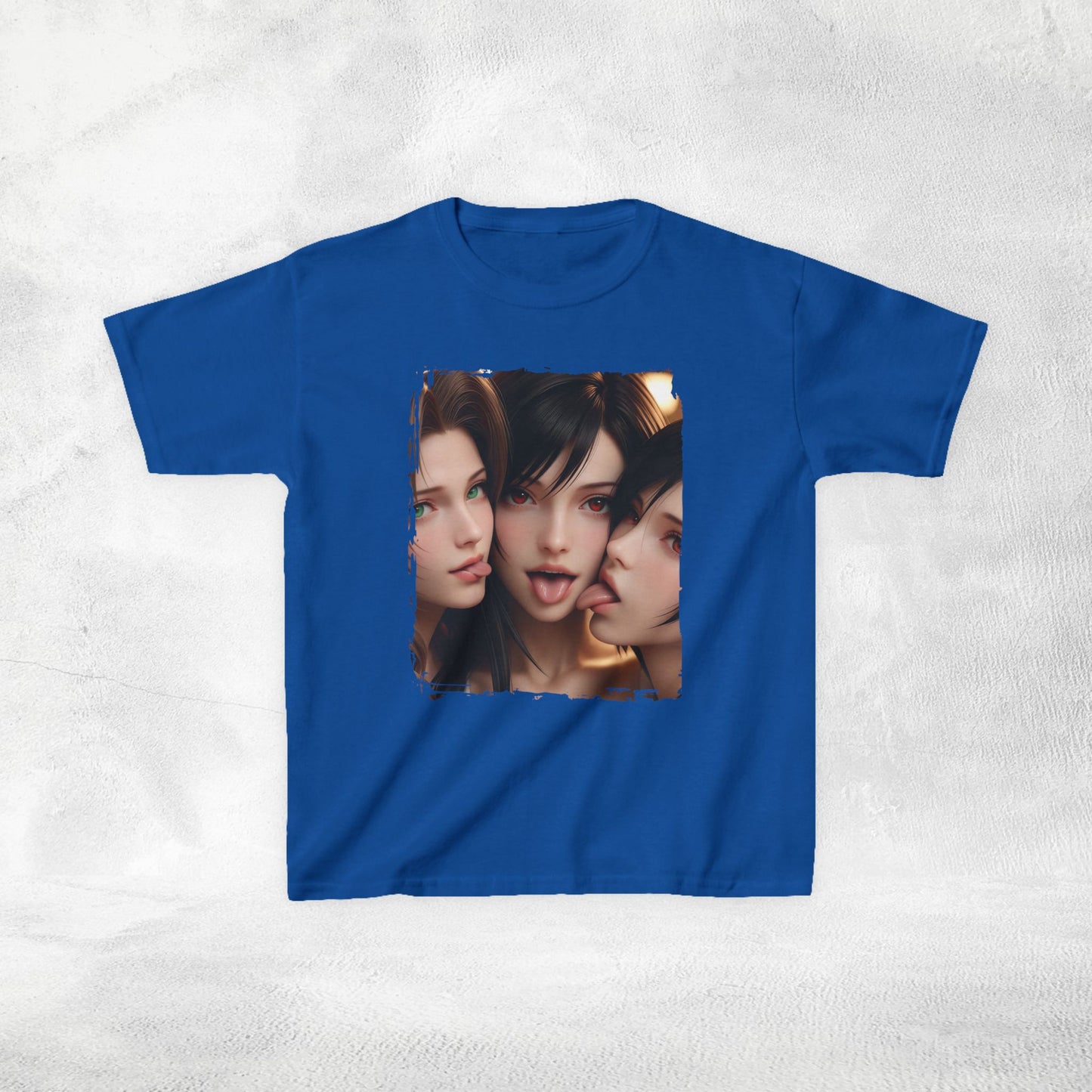 Kids gaming shirt Final Fantasy Tifa Lockhart and Aerith Gainsborough Yuffie Kisaragi