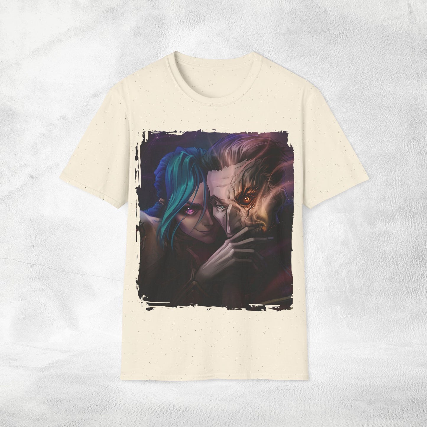 Unisex Gaming shirt Arcane Series LOL Jinx and Silco