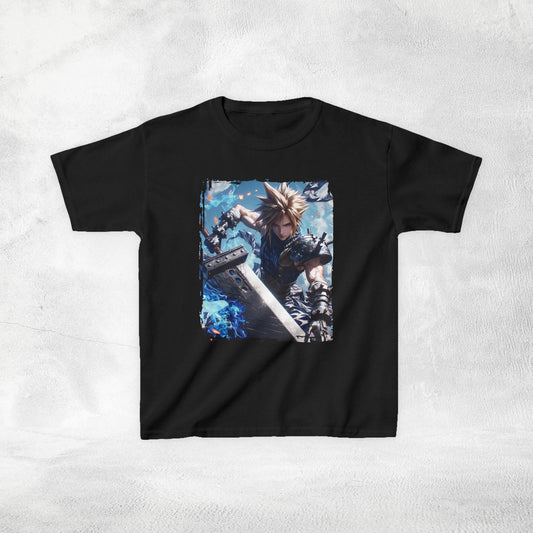 Kids gaming shirt Final Fantasy Cloud Strife