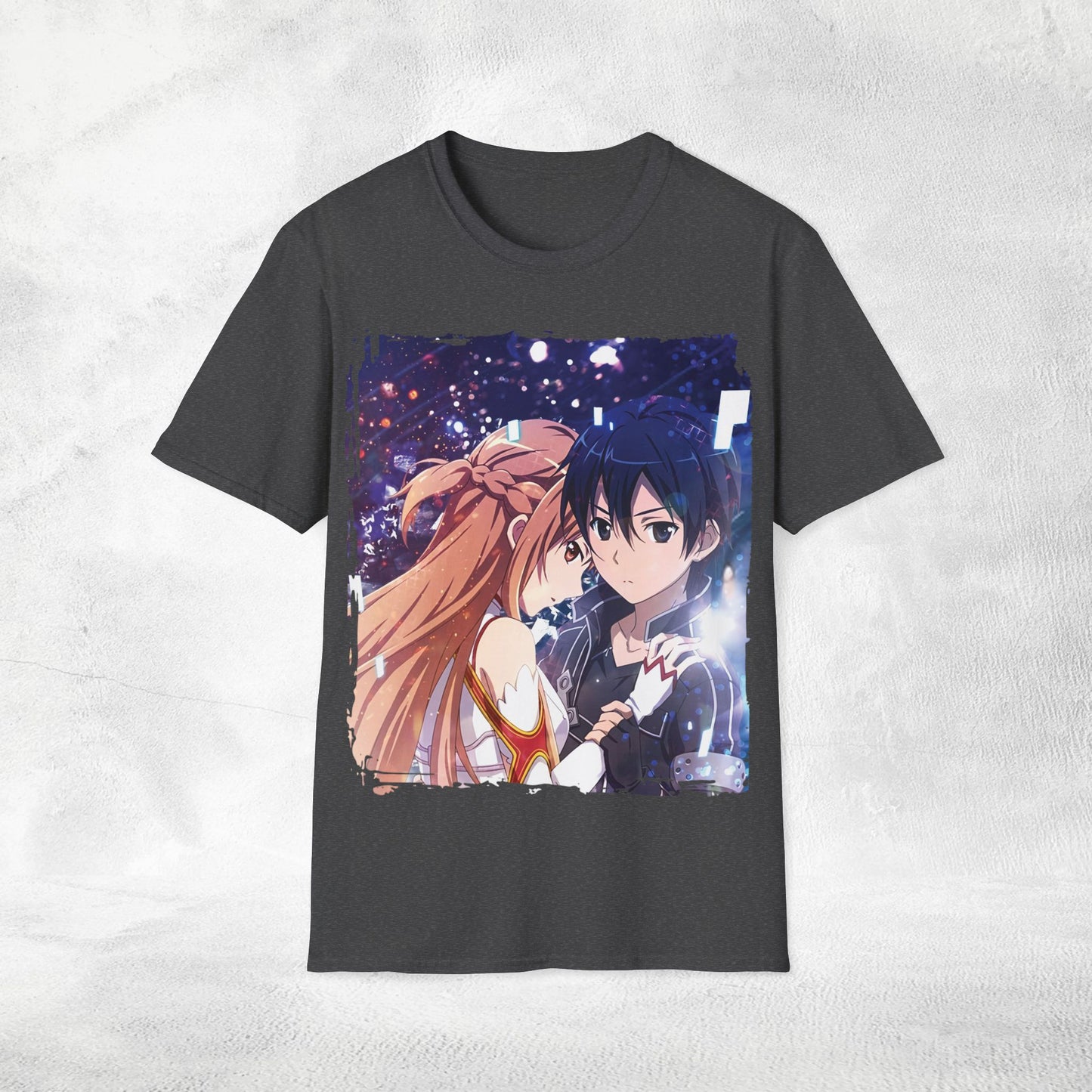 Unisex Anime shirt Kazuto Kirigaya / Kirito and Asuna Yuuki