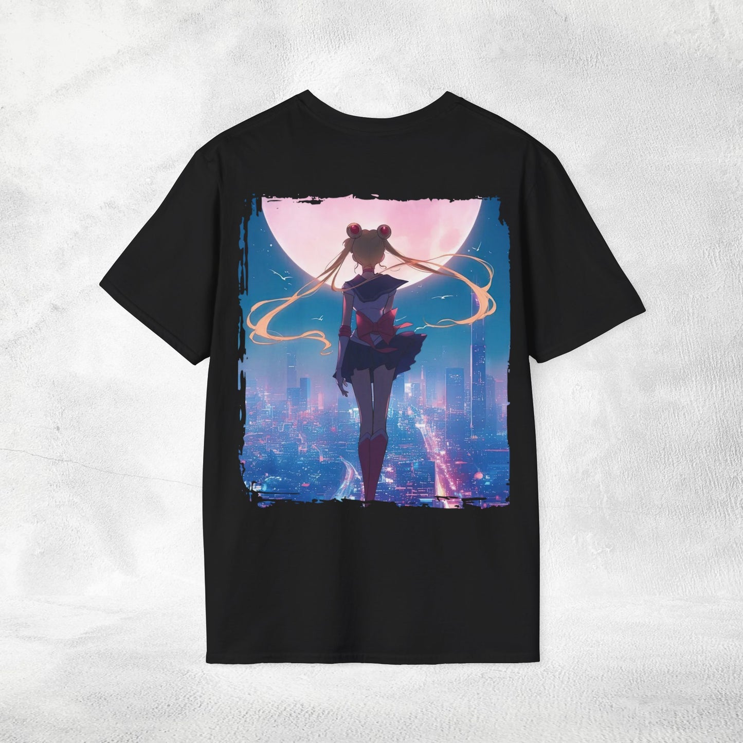 Unisex anime shirt Sailor Moon BACKPRINT