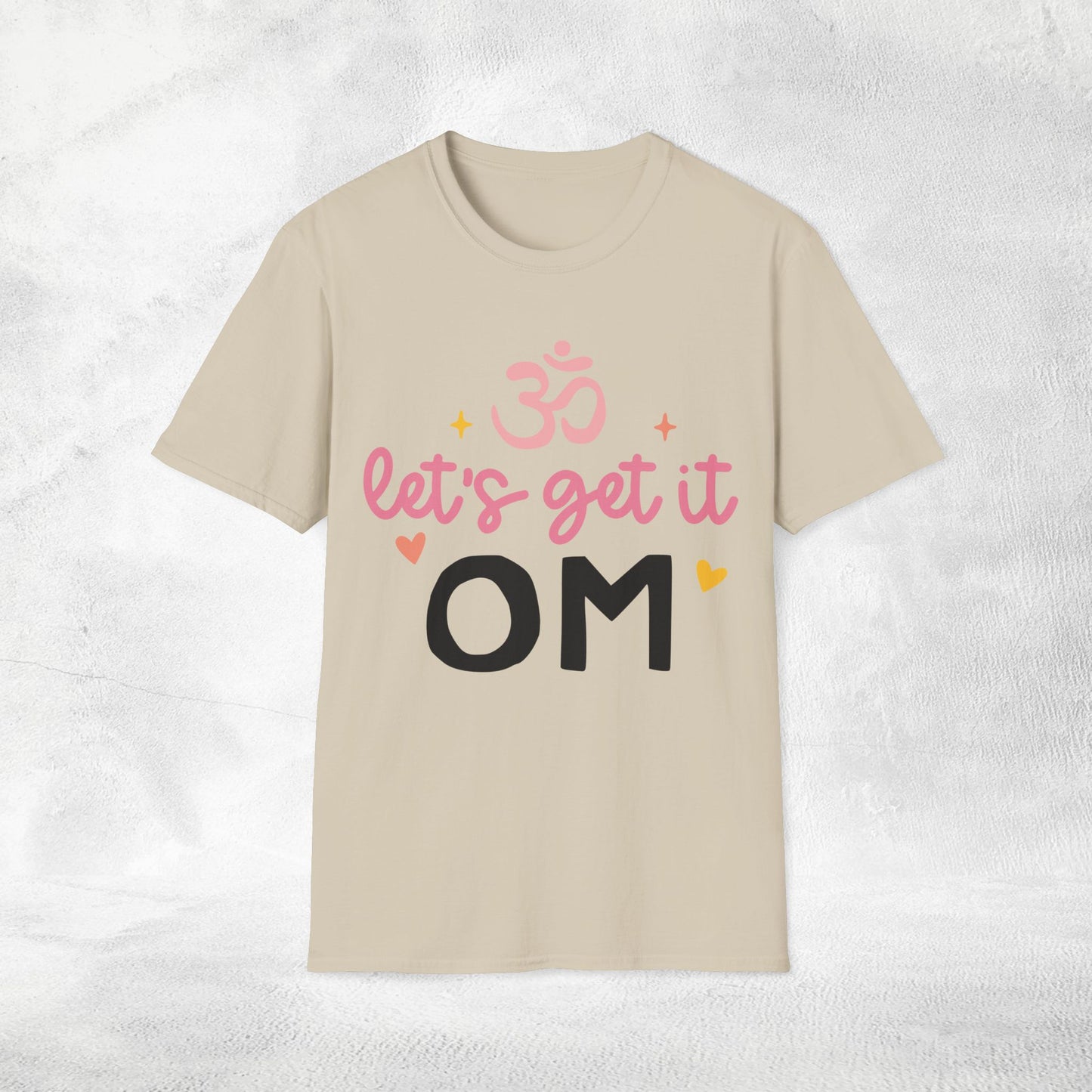 Womens Yoga shirt letss get it om