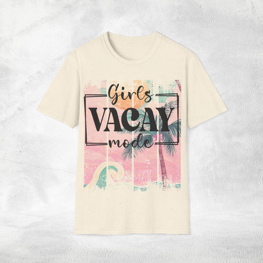 Womens T-shirt girls  vacay mode