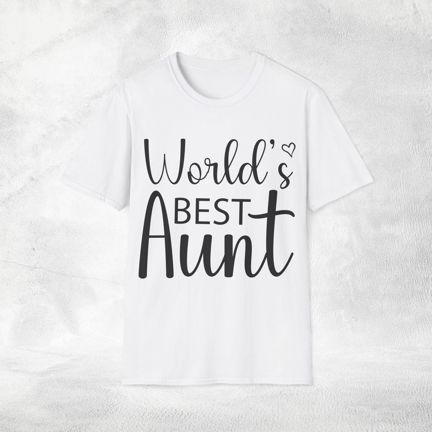 Womens T-shirt Worlds Best Aunt