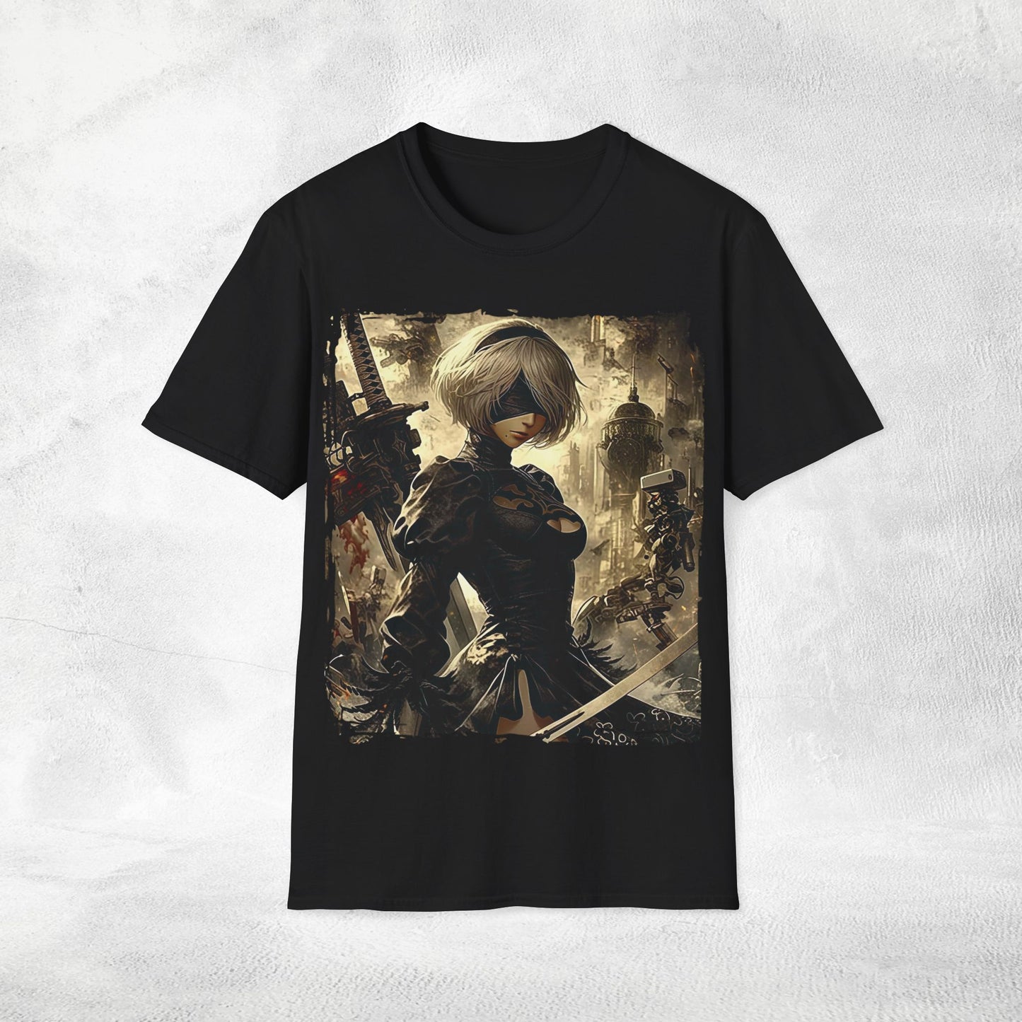 Unisex Gaming shirt 2B / Nier Automata / Nier Replica