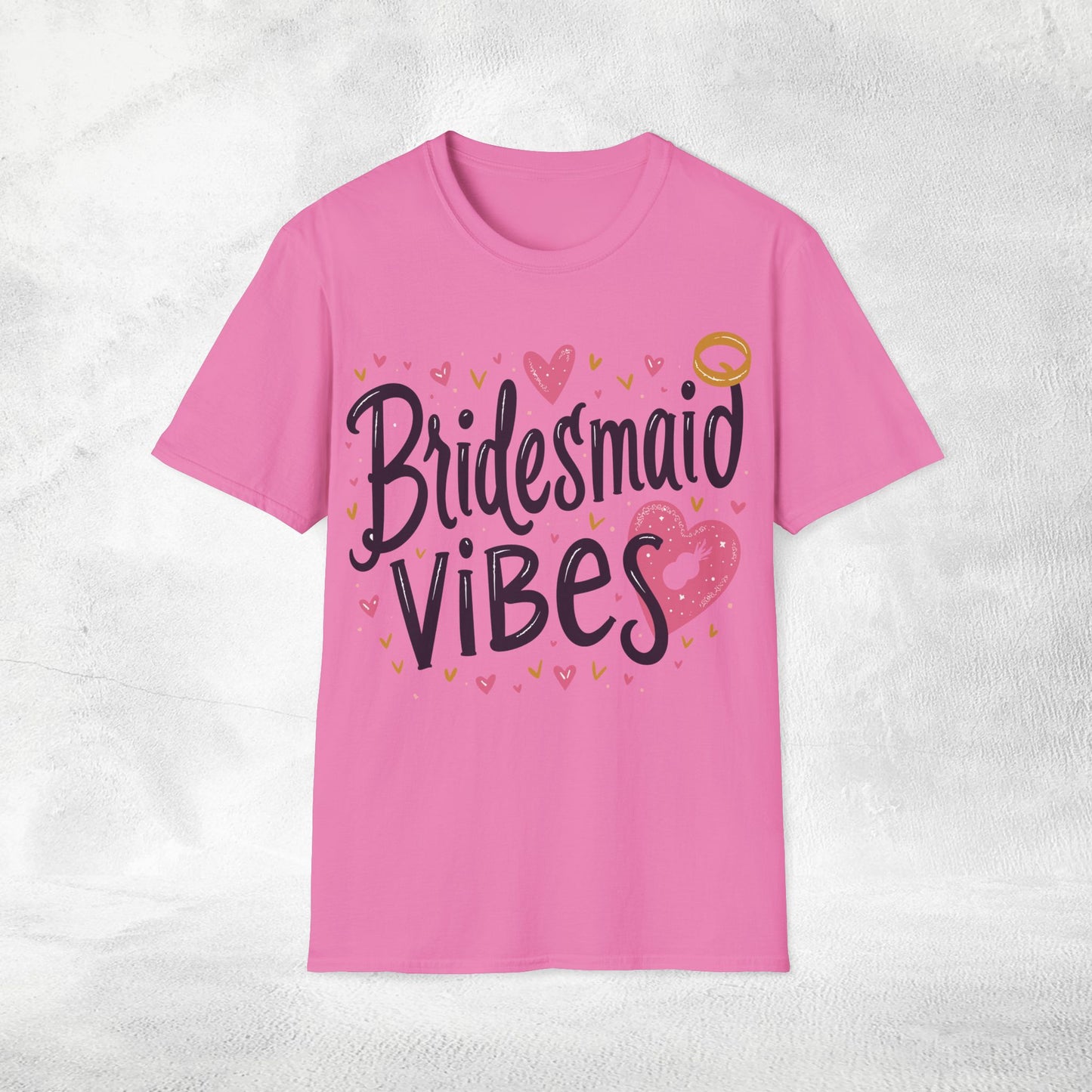 Women T-Shirt Bridesmaid Vibes bachelorette party