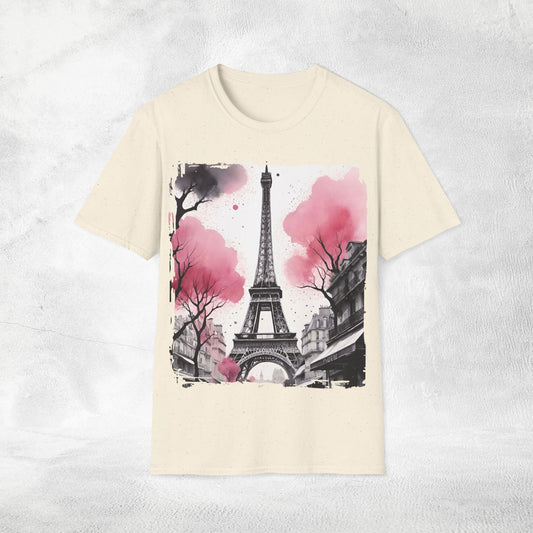 Women T-shirt from Paris with love vacation tee