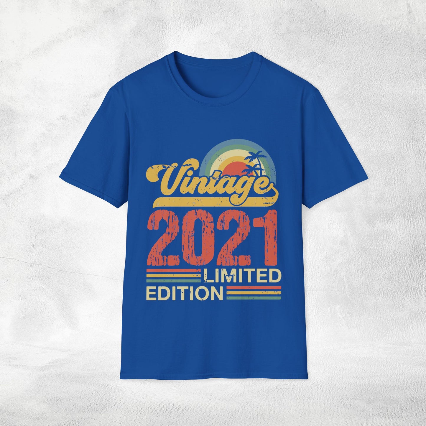 Unisex year of birth shirt 2021