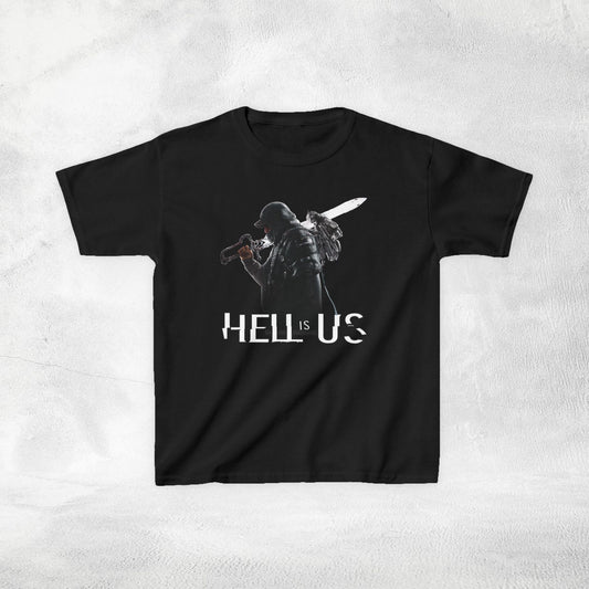 Kids  gaming shirt Hell is Us