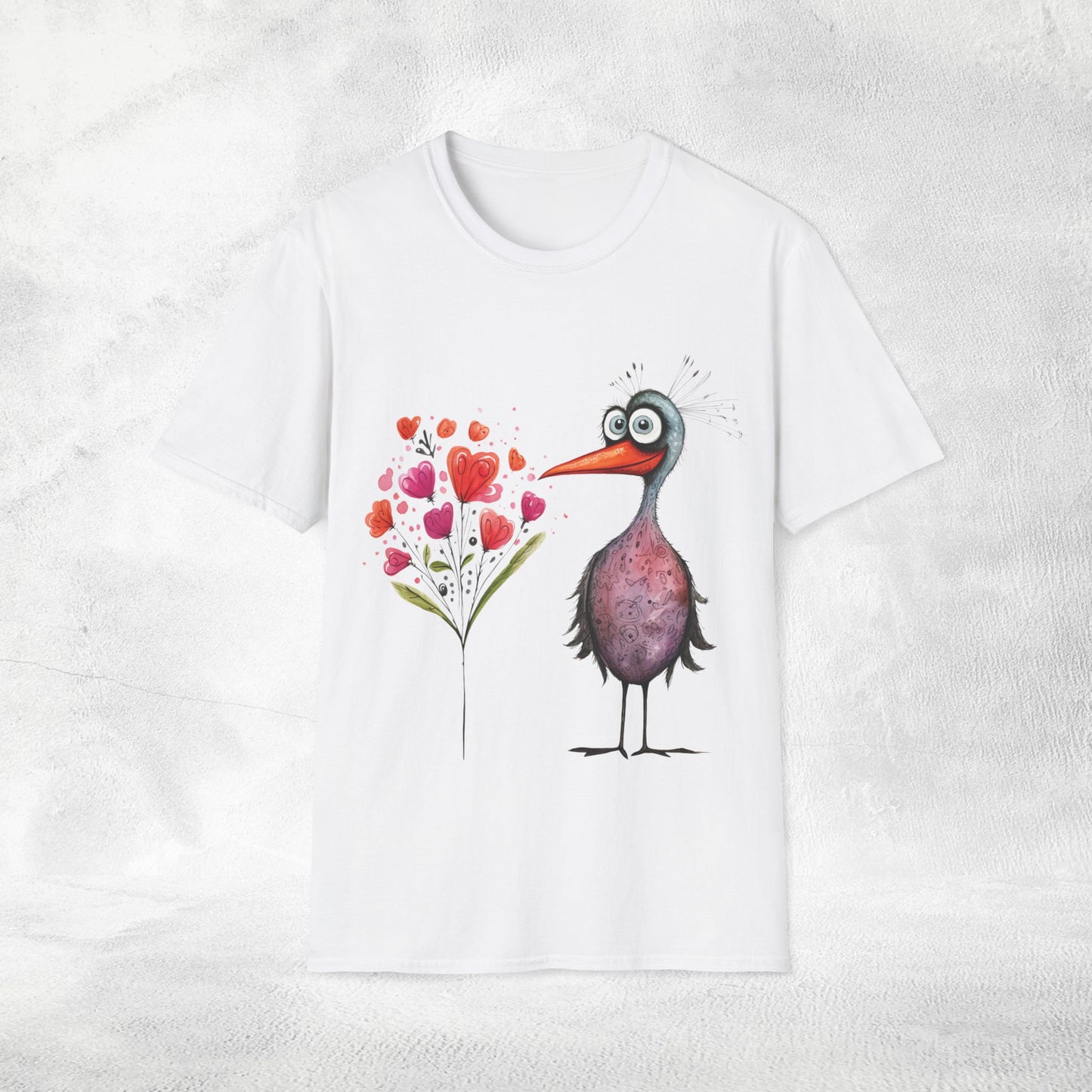Unisex couples T-Shirt lovebird