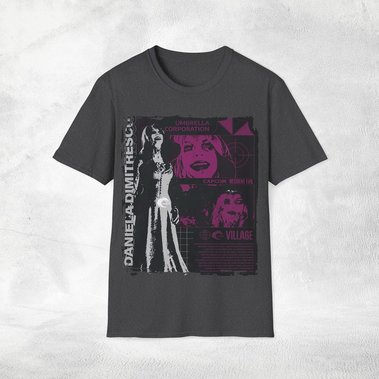 Unisex gaming shirt Resident Evil Daniela Dimitresco