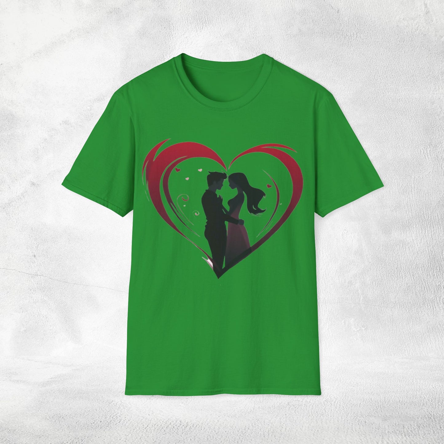 Unisex couples T-Shirt heart