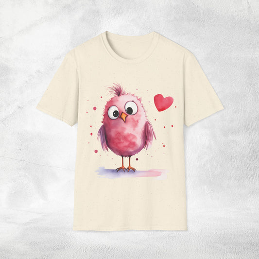 Unisex couples T-Shirt lovebird