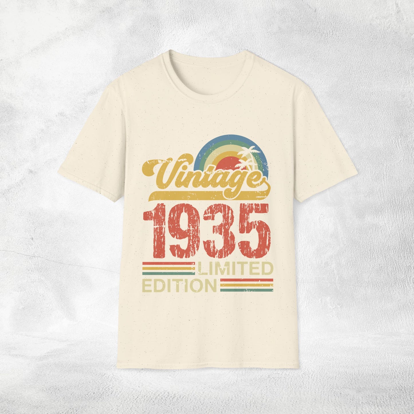 Unisex year of birth shirt 1935