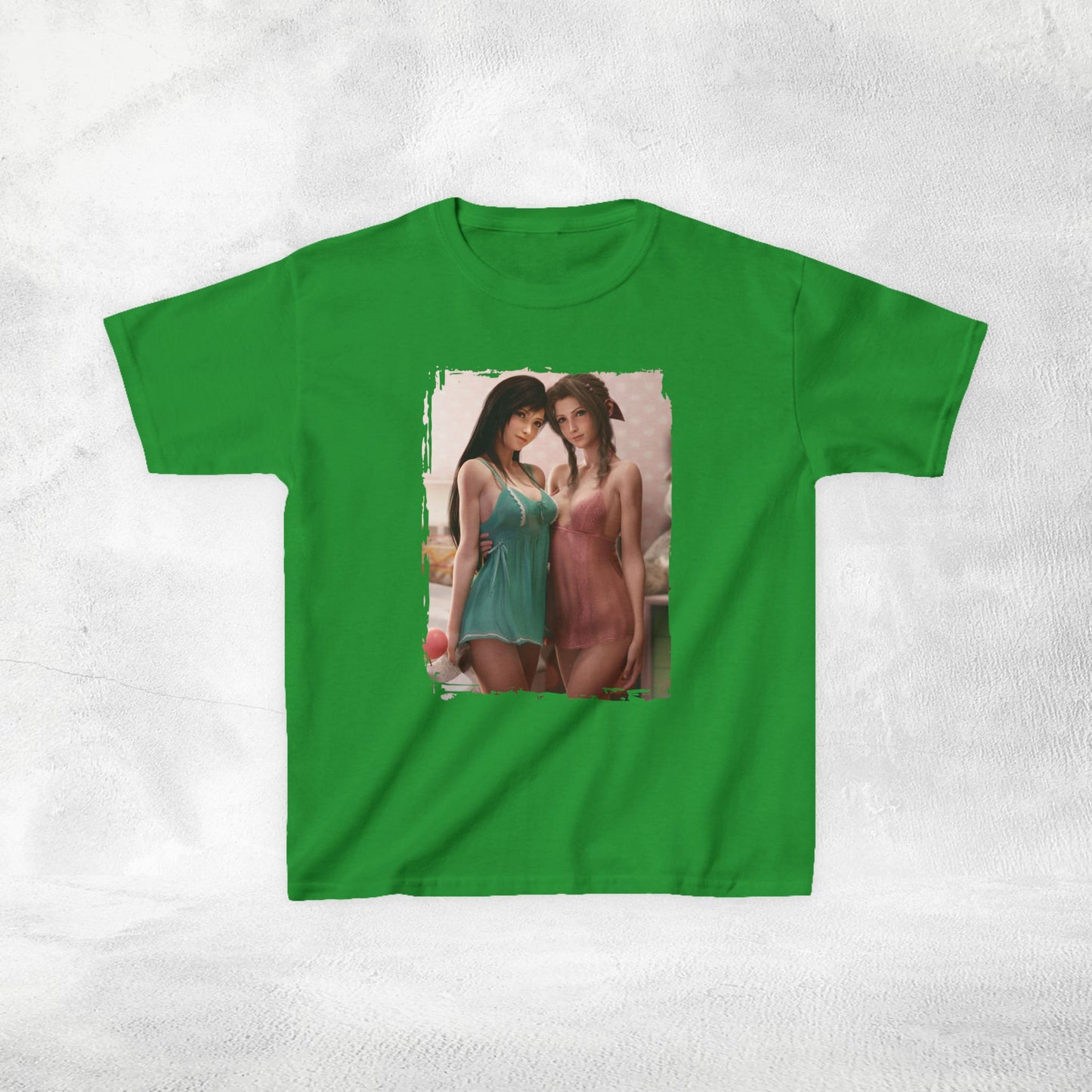 Kids gaming shirt Final Fantasy Tifa Lockhart and Aerith Gainsborough
