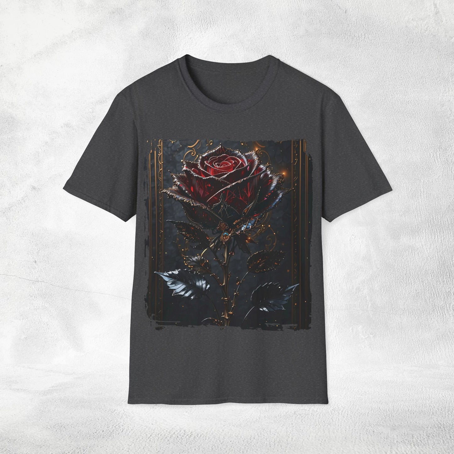 Unisex Gothic Shirt Rose