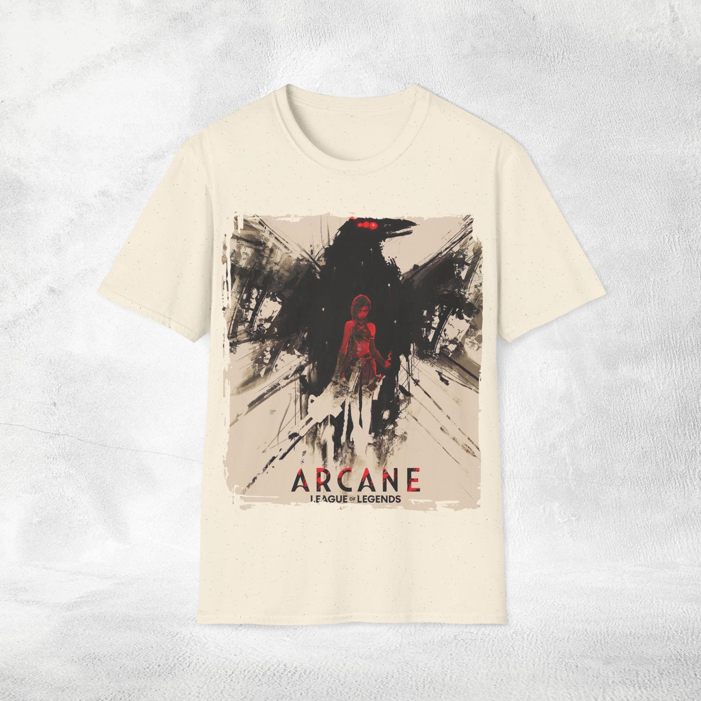 Unisex Gaming shirt Arcane Series LOL Jinx