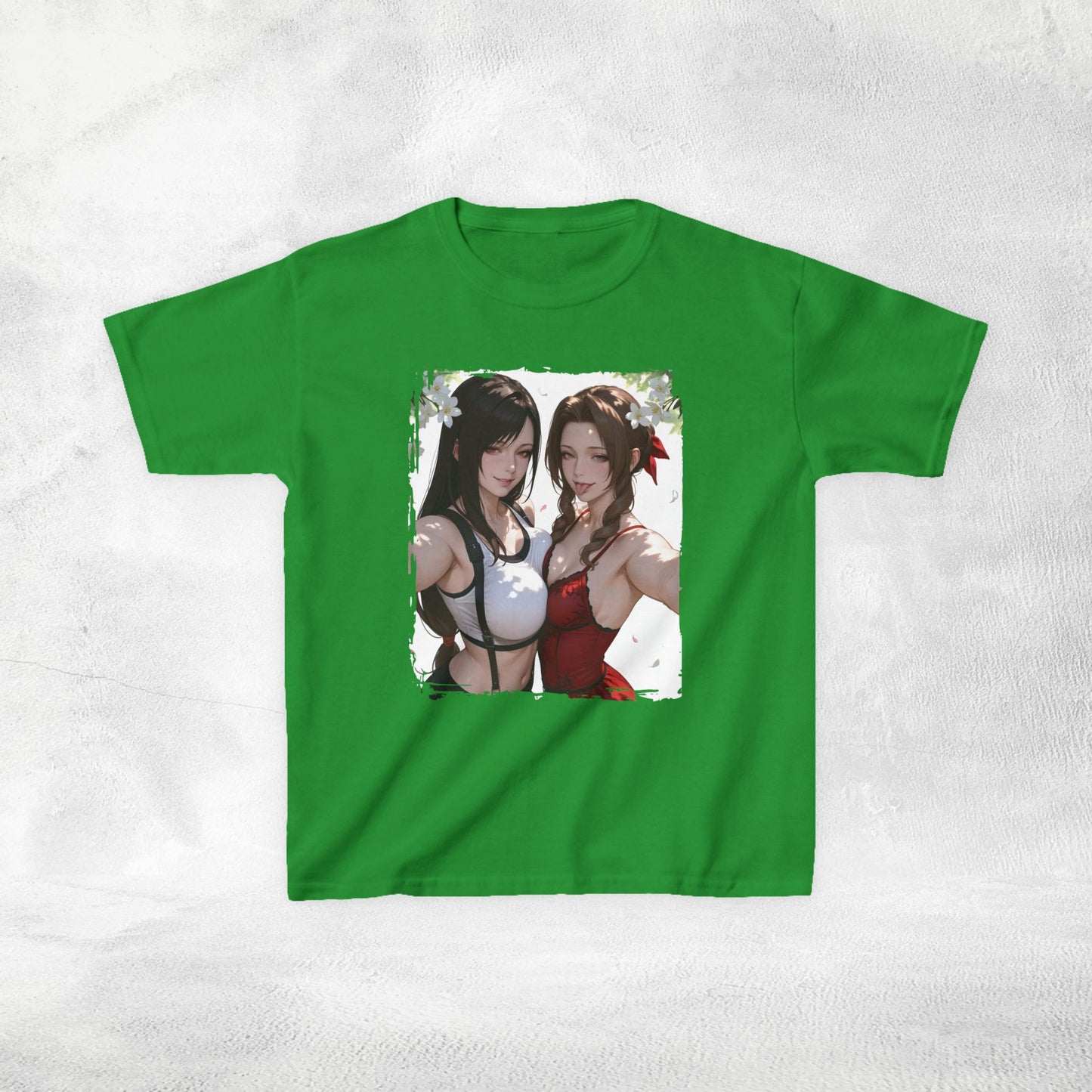 Kids gaming shirt Final Fantasy Tifa Lockhart and Aerith Gainsborough