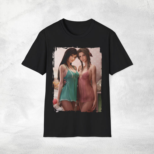 Unisex Gaming shirt Final Fantasy Aerith Gainsborough Tifa Lockhart