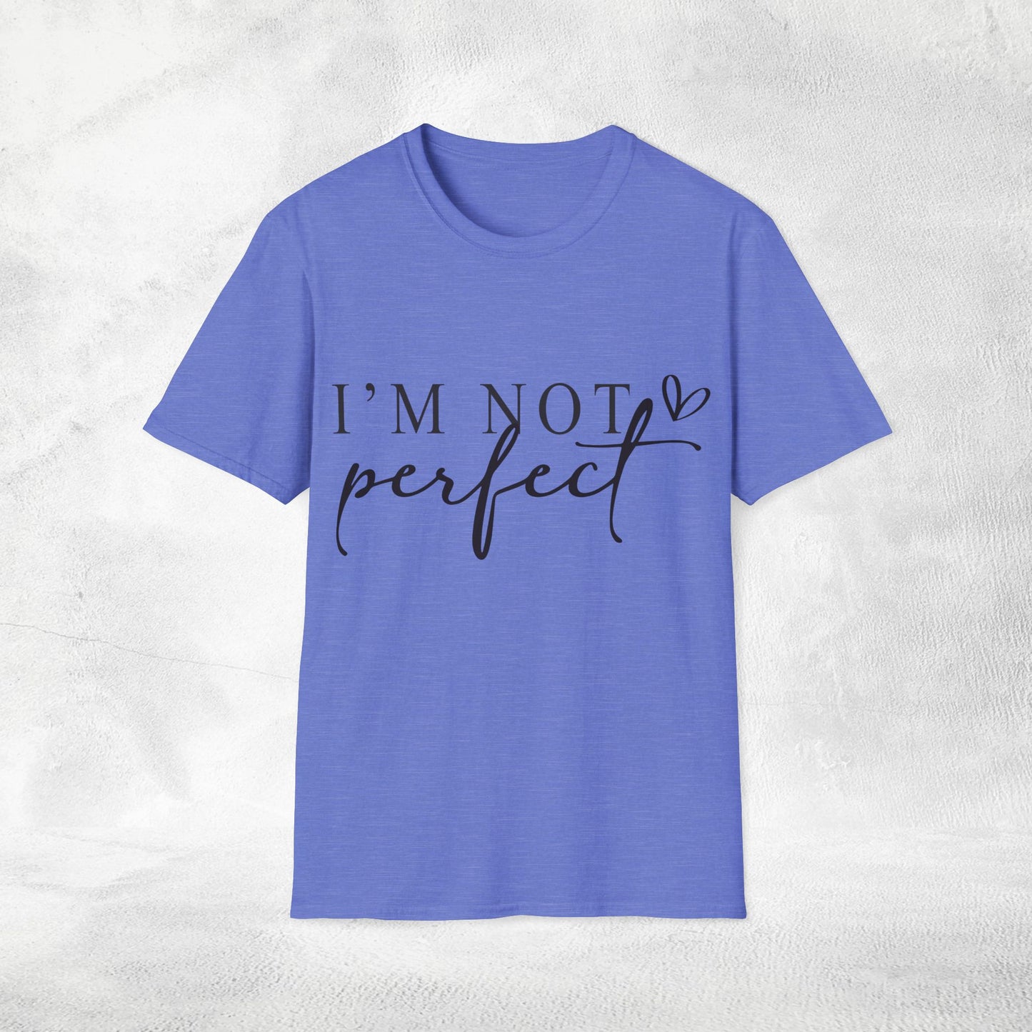 Women's Slogan T-shirt i'm not perfect