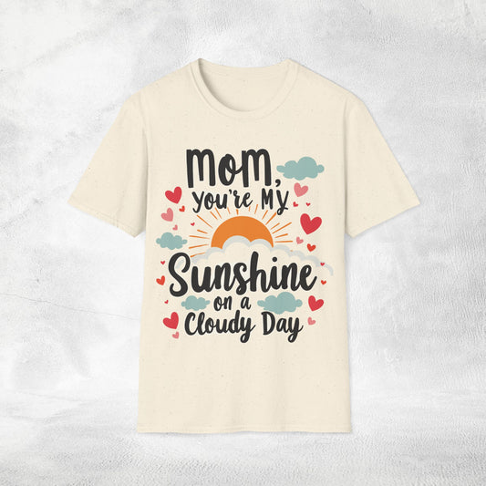 family shirt natural color edition sunshine on a cloudy day