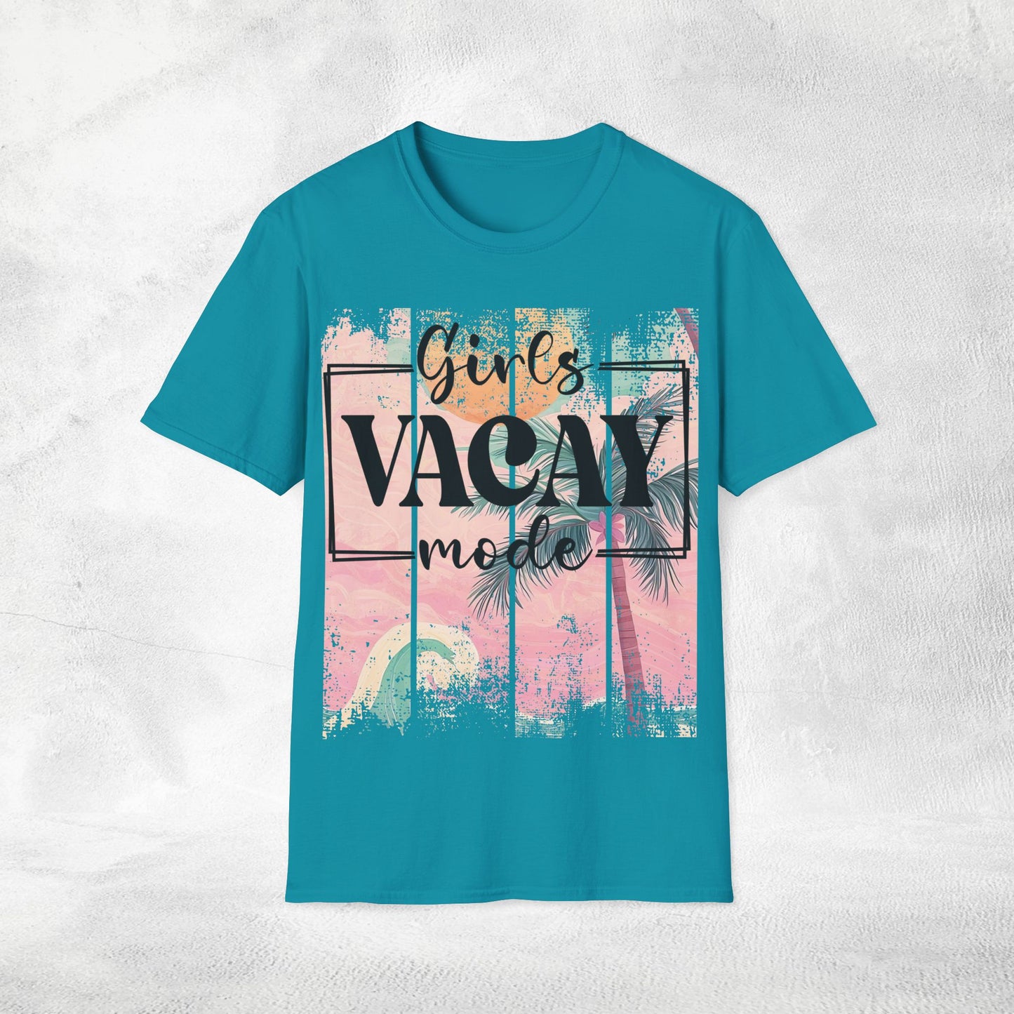 Womens T-shirt girls  vacay mode