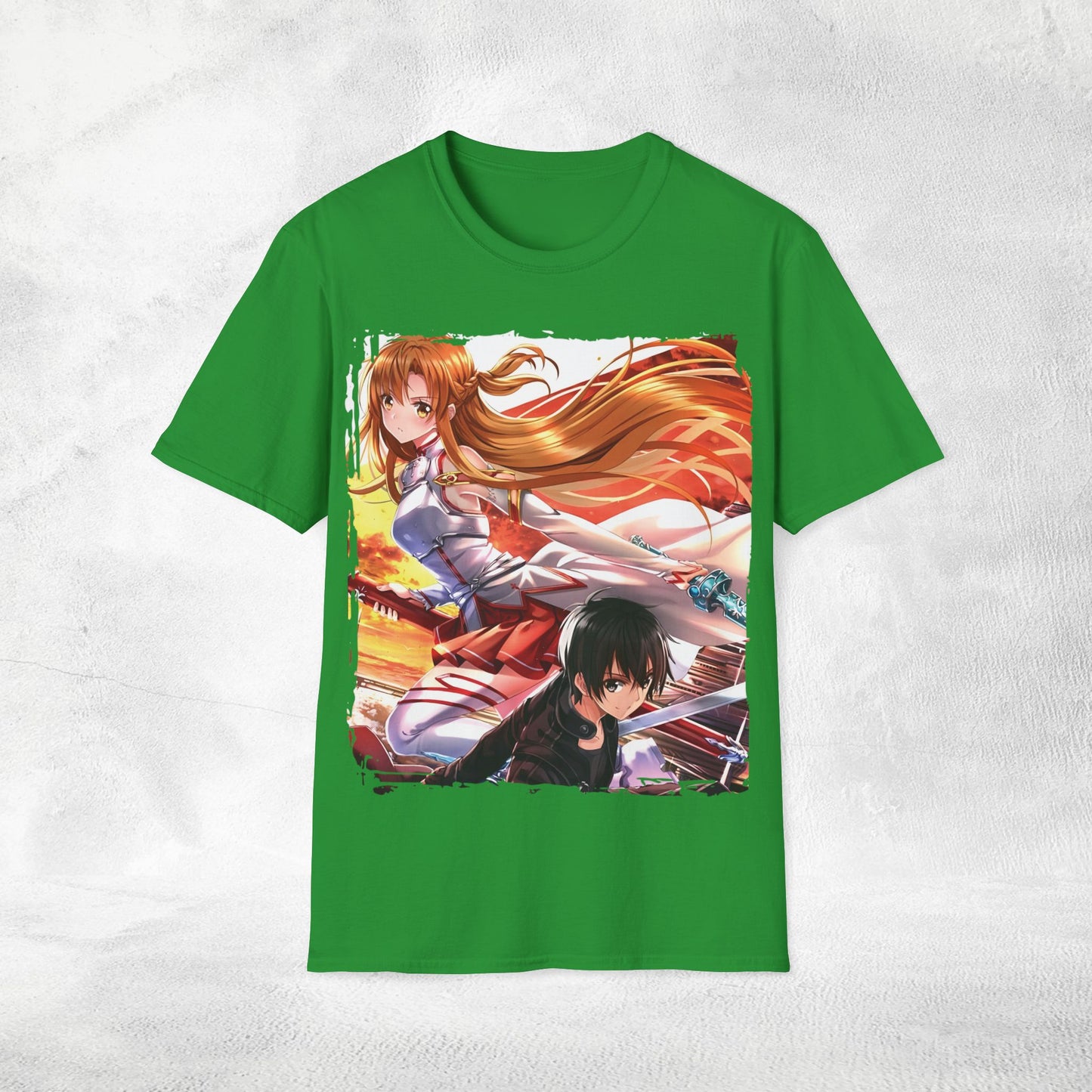Unisex anime shirt Kazuto Kirigaya / Kirito and Asuna Yuuki