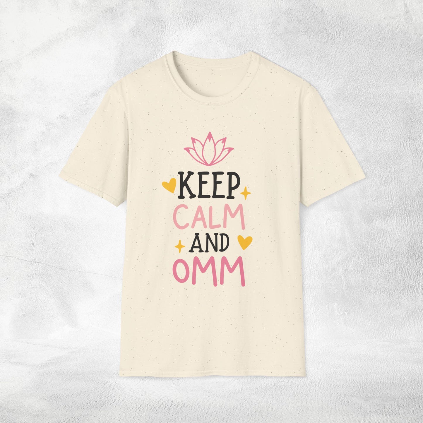 Womens Yoga shirt keep calm and omm