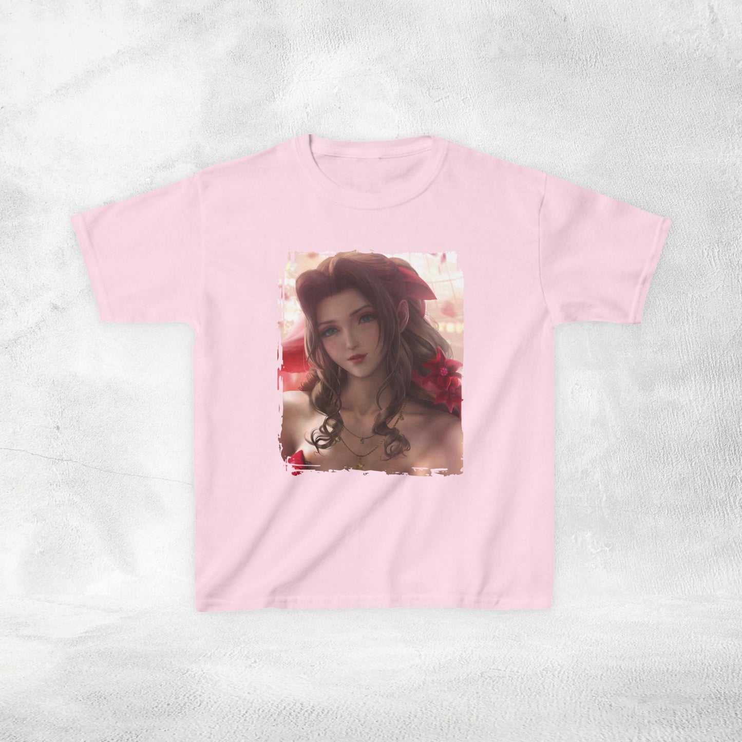 Kids gaming shirt Final Fantasy Aerith Gainsborough