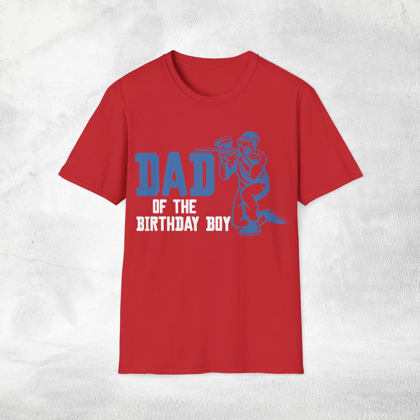 Unisex Paintball shirt Dad of the birthday boy