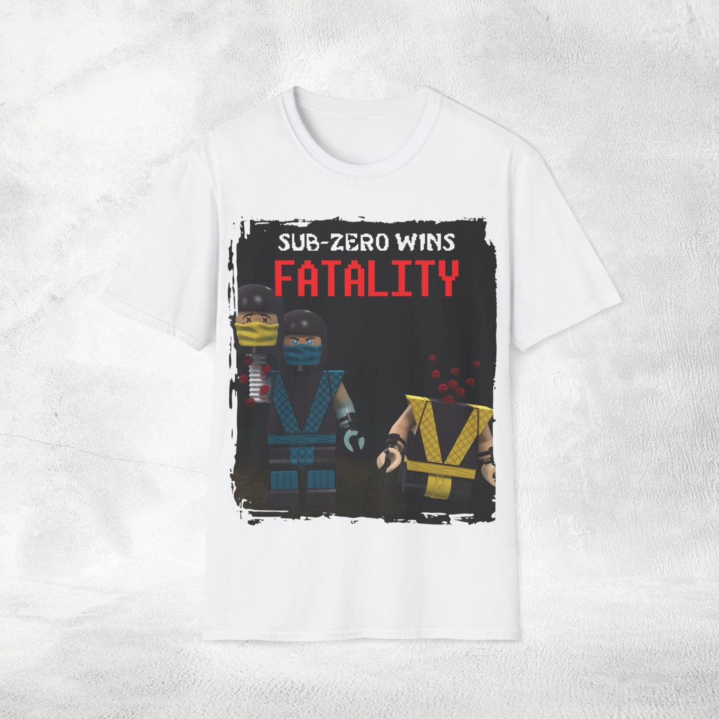 Unisex gaming shirt Mortal Kombat Sub-Zero Fatality