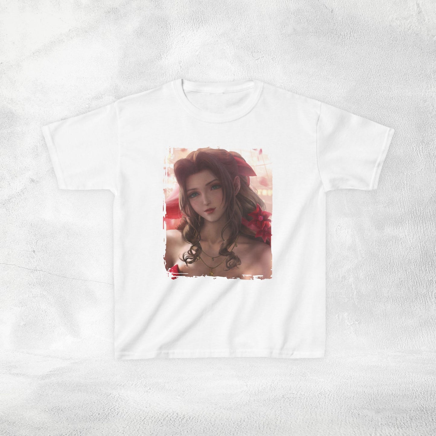 Kids gaming shirt Final Fantasy Aerith Gainsborough