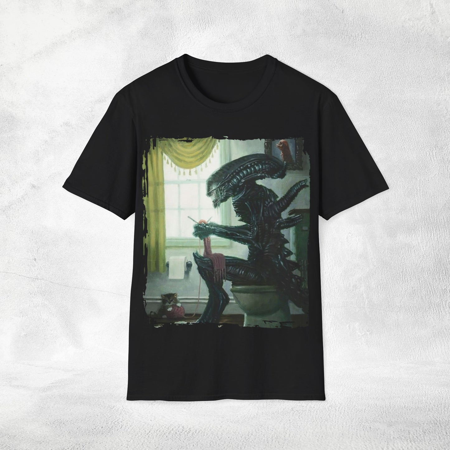 Unisex movie shirt Alien parody