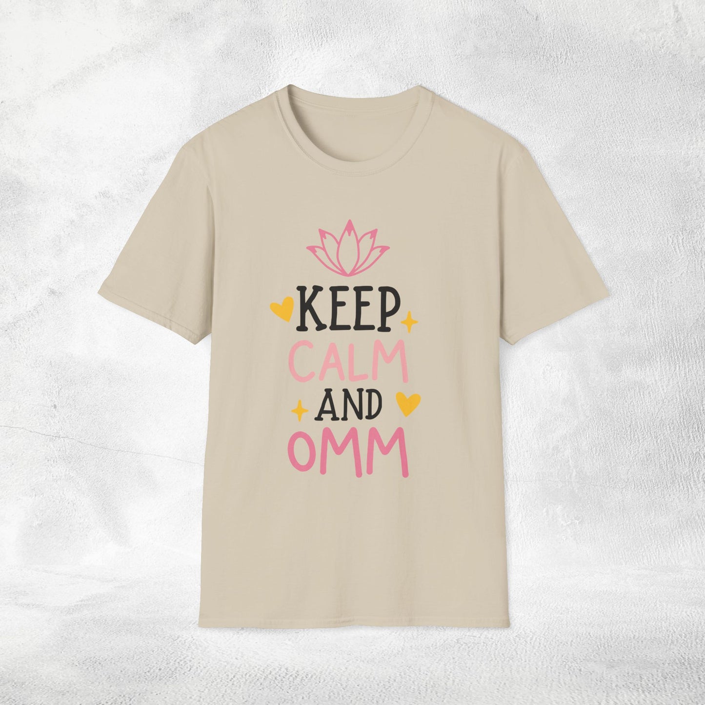 Womens Yoga shirt keep calm and omm