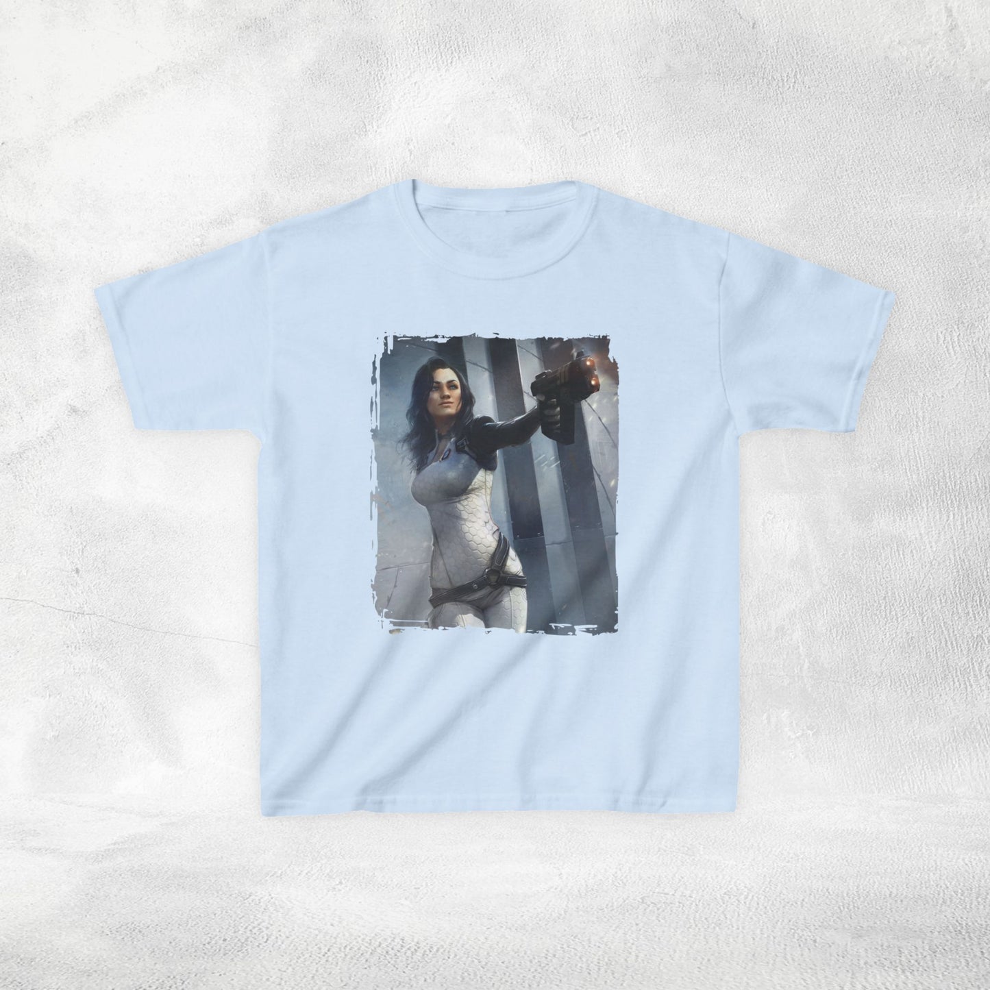 Kids gaming shirt Mass Effect Miranda Lawson