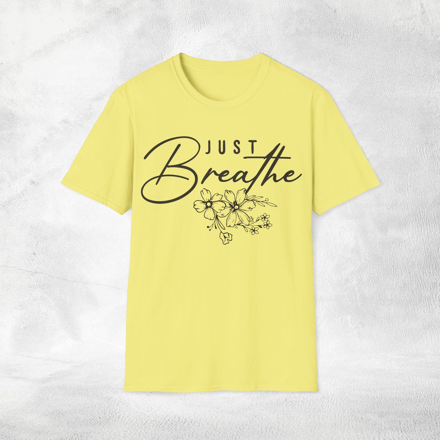 Women's Slogan T-shirt just breathe