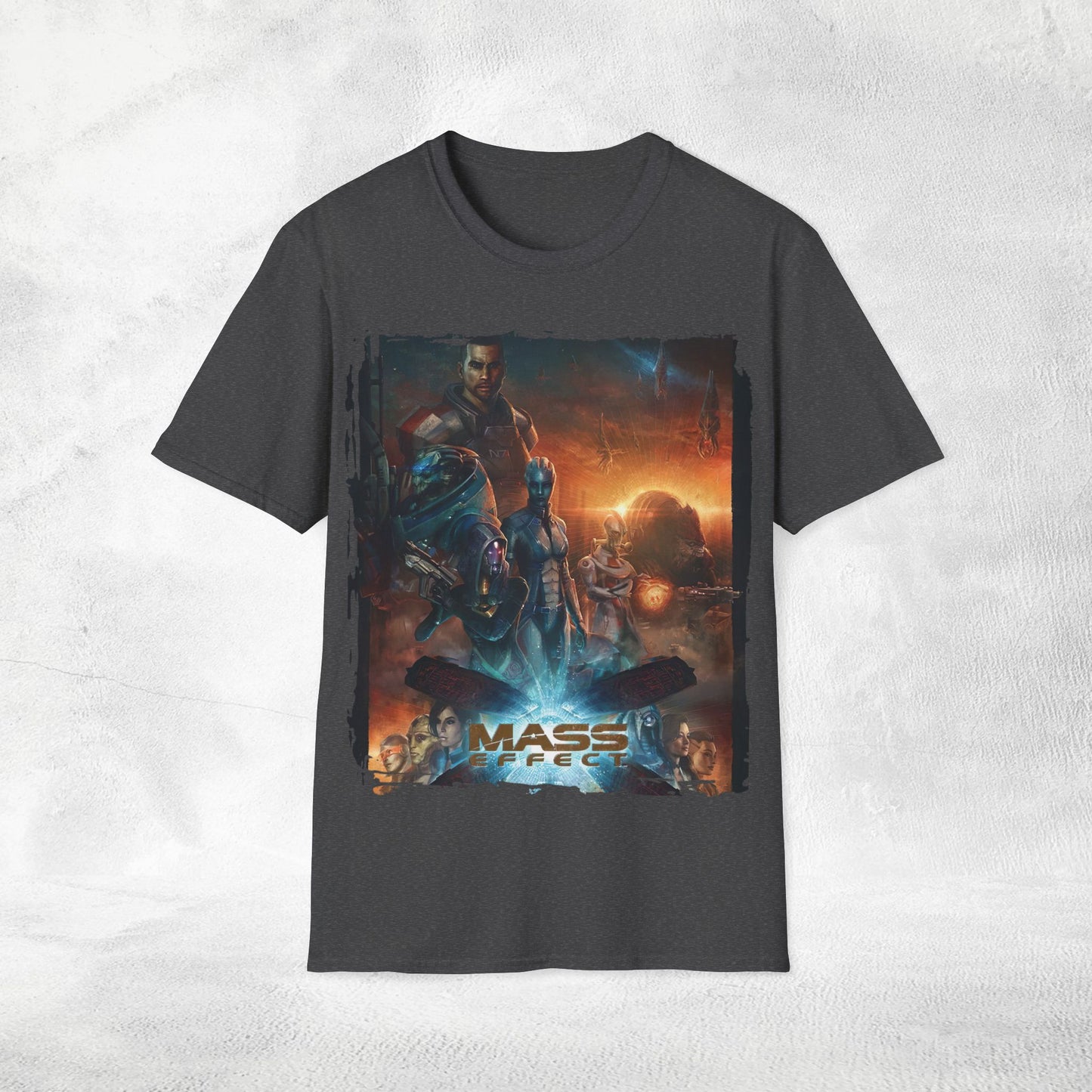 Unisex gaming shirt Mass Effect Trilogy