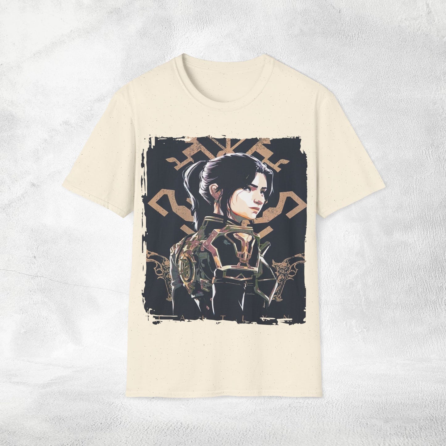Unisex gaming shirt Caitlyn Arcane League of Legends